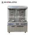 Profesional Eléctrico / Gas Kebab Shawarma Grill Machine